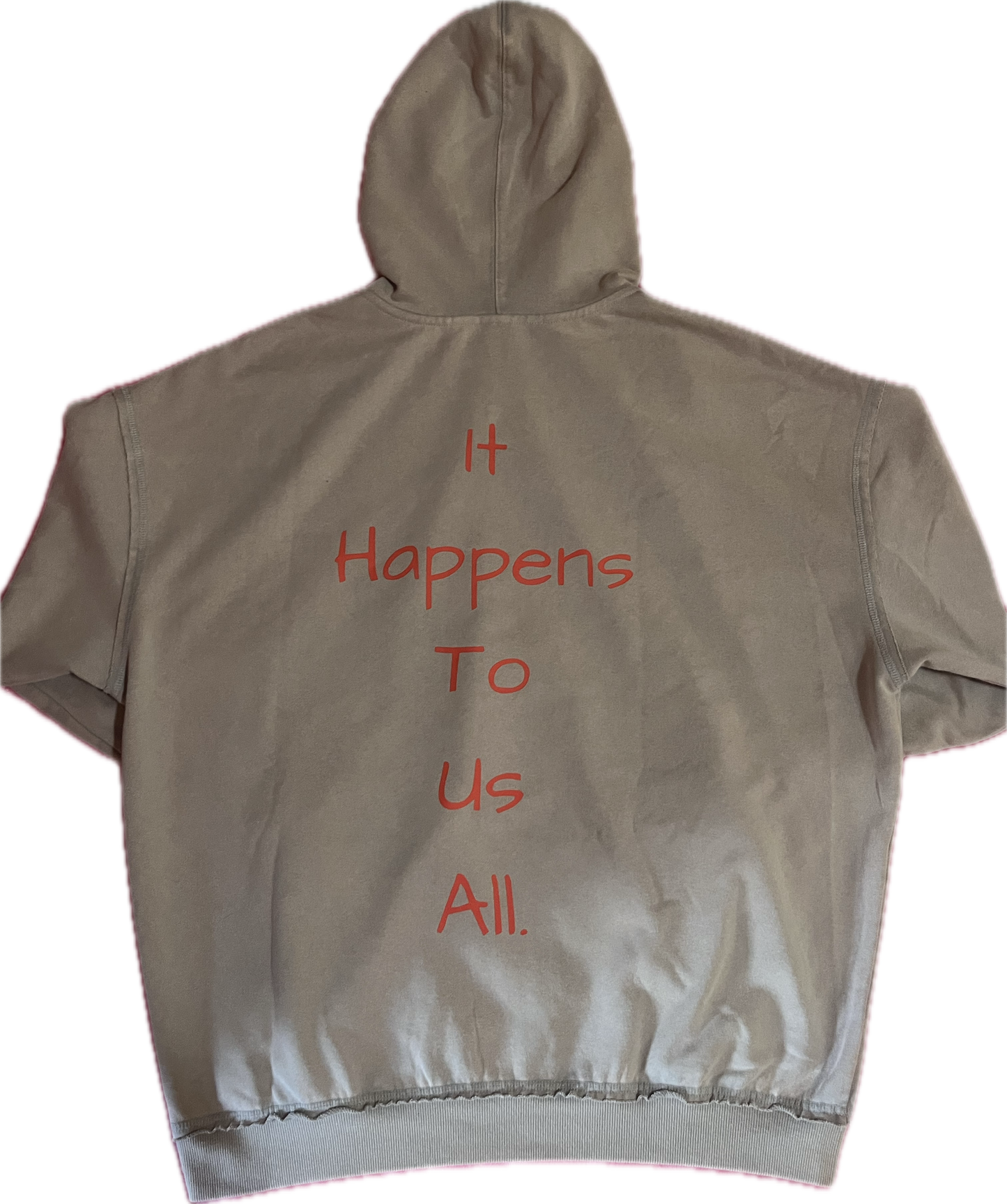 Distressed Crime Zip-Up Hoodie