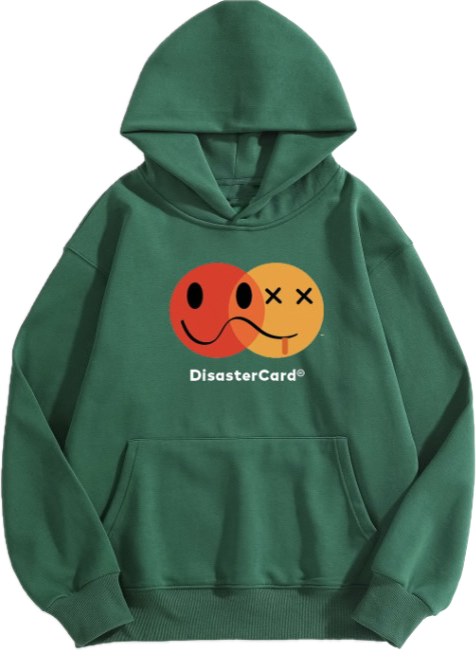 DisasterCard Hoodie (Green)
